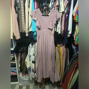 Lavender maxi dress